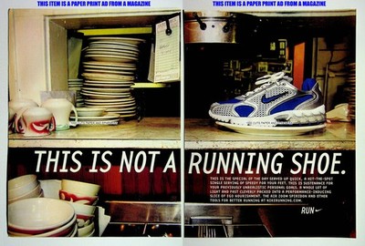 Nike Air Zoom Spiridon Shoe 2003 Trade Print Magazine Ad Poster ADVERT