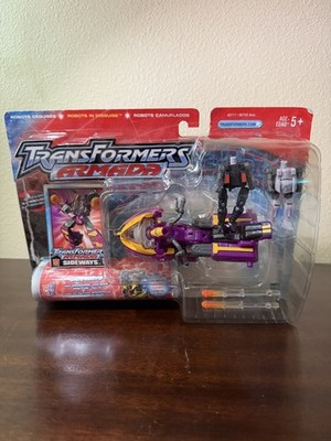 TRANSFORMERS Armada (Vintage 2002) SIDEWAYS Super-Con 6'' Deluxe [100% COMPLETE]