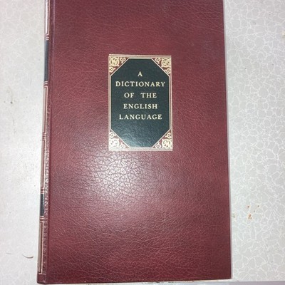 A Dictionary Of The English Language By Johnson 1979 Times Edition