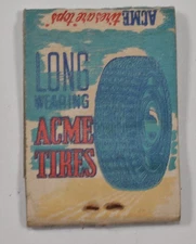 Vintage Cities Service Acme Tire Cedar Rapids IA Advertising Match Book
