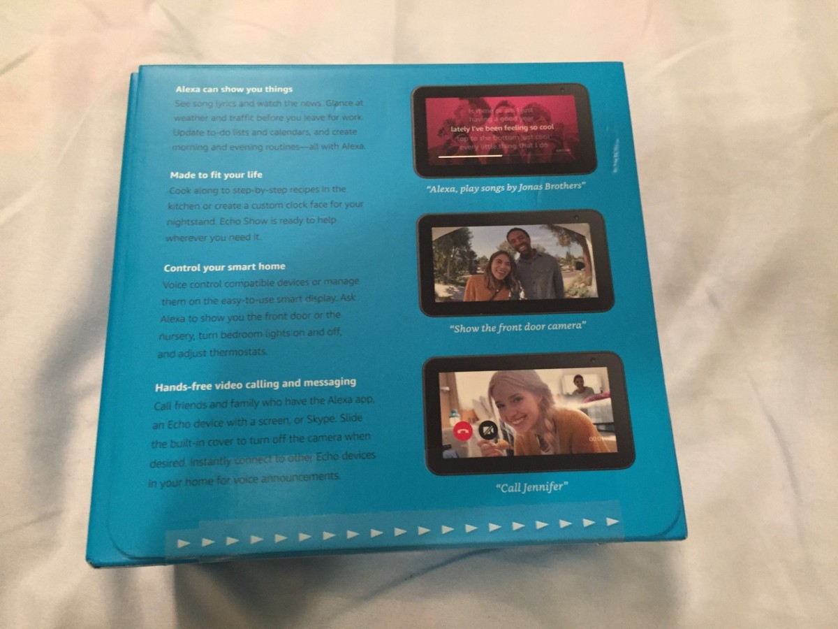 Amazon Echo Show (2nd Gen) Smart Display Speaker Charcoal for