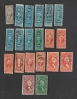 US Stamps, Collection , General Revenue Lot B, First Issue, used
