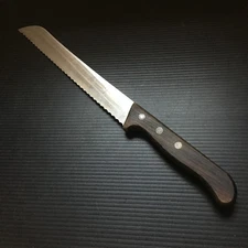Giesser Germany Rostfrei Serrated Stainless Steel Bread Knife 13"L x 1"W