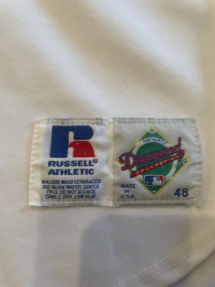 Vintage California Angels Baseball Jersey Russell Tag Size 48 Authentic Diamond - Image 2 of 4