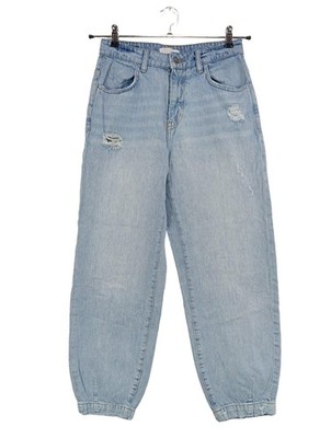 RICH & ROYAL High Waist Jeans Damen Jeans Gr. DE 36 blau Casual-Look