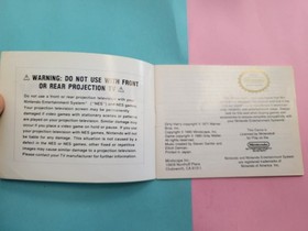 Dirty Harry: Instruction Booklet Manual Only (Nintendo, NES-2Y-USA) 