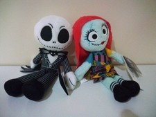 Disney Jack and Sally Nightmare Before Christmas 9 Plush