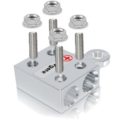 8-Way Distribution Block for Lithium/Lead Acid Batteries