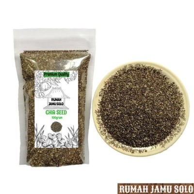 Black Chia Seed 100g Premium Clean Superfood Natural Ingredient