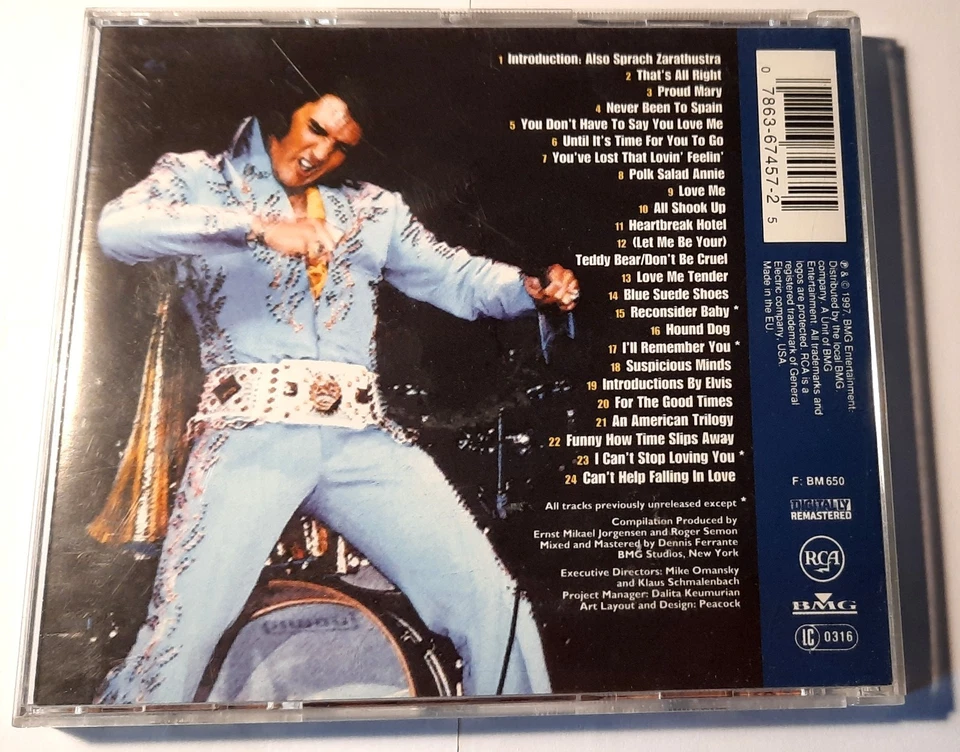 Elvis Presley - An Afternoon In The Garden (Live 1972) CD 1997 - Bild 3 von 3
