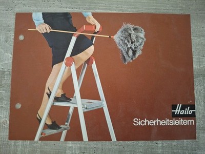 Alte Reklame  Hailo  Sicherheitsleitern 1966 Sammler TOPP!