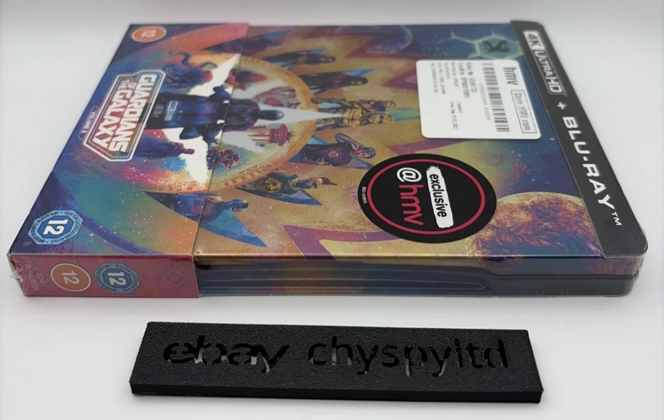 Guardians of the Galaxy Vol 3 4K Steelbook NEW & SEALED UK HMV EXCLUSIVE UHD - Image 4 of 4