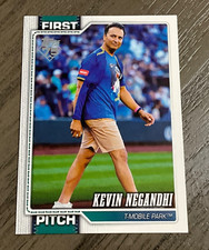 2026 Topps First Pitch # FP-4 Kevin Negandhi T-Mobile Park Seattle Mariners