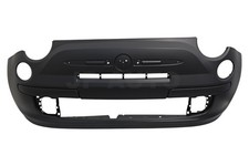 For 2012-2017 Fiat 500 Front Bumper Cover Primed Without Molding Hole
