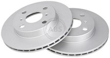2x A.B.S. Disque de frein Avant pour TOYOTA Yaris 3/5 portes (P1) PLATZ (NCP1)