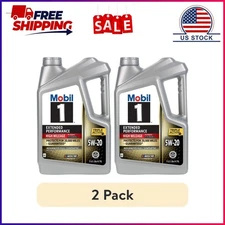 (2 pack) Mobil 1 Extended Performance High Mileage Full Synthetic Motor Oil 5W-2