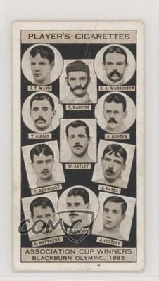 1928 Player's Association Cup Winners Tobacco Blackburn Olympic 1883 #4 08yy