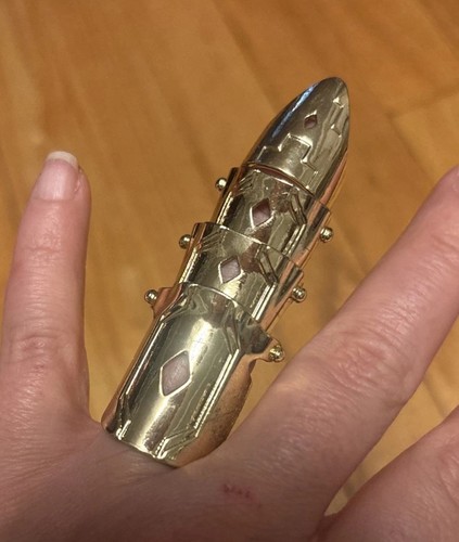 Ring Metal Nail Guard Full Finger Cover Renaissance Festival Gothic Women’s