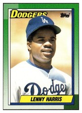 Lenny Harris 1990 Topps #277 Los Angeles Dodgers VTG Baseball *318B