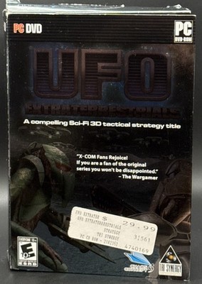 UFO Extraterrestrials PC  Big Box  Style 2007 Chaos Concept Strategy Game