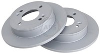 2X Bremsscheibe Beschichtet A.B.S. 18398 FüR Hyundai I10 3 AC3 AI3 2 Ba Ia Lpg