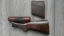 Stevens 520 620 - 12ga - Walnut Stock Set - Long Tang Type W Recoil Pad Cover