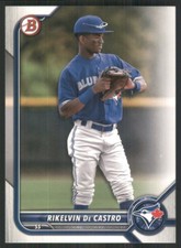 2022 Bowman Prospects #BP-25 Rikelvin De Castro Toronto Blue Jays 44819