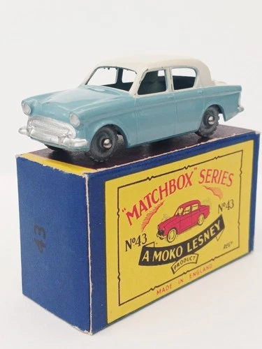Matchbox Series Lesney No43a Hillman Minx MODEL AND BOX ARE STUNNING CONDITION.