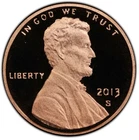 2013-S Lincoln Shield Cent Proof — photo from another recent sale