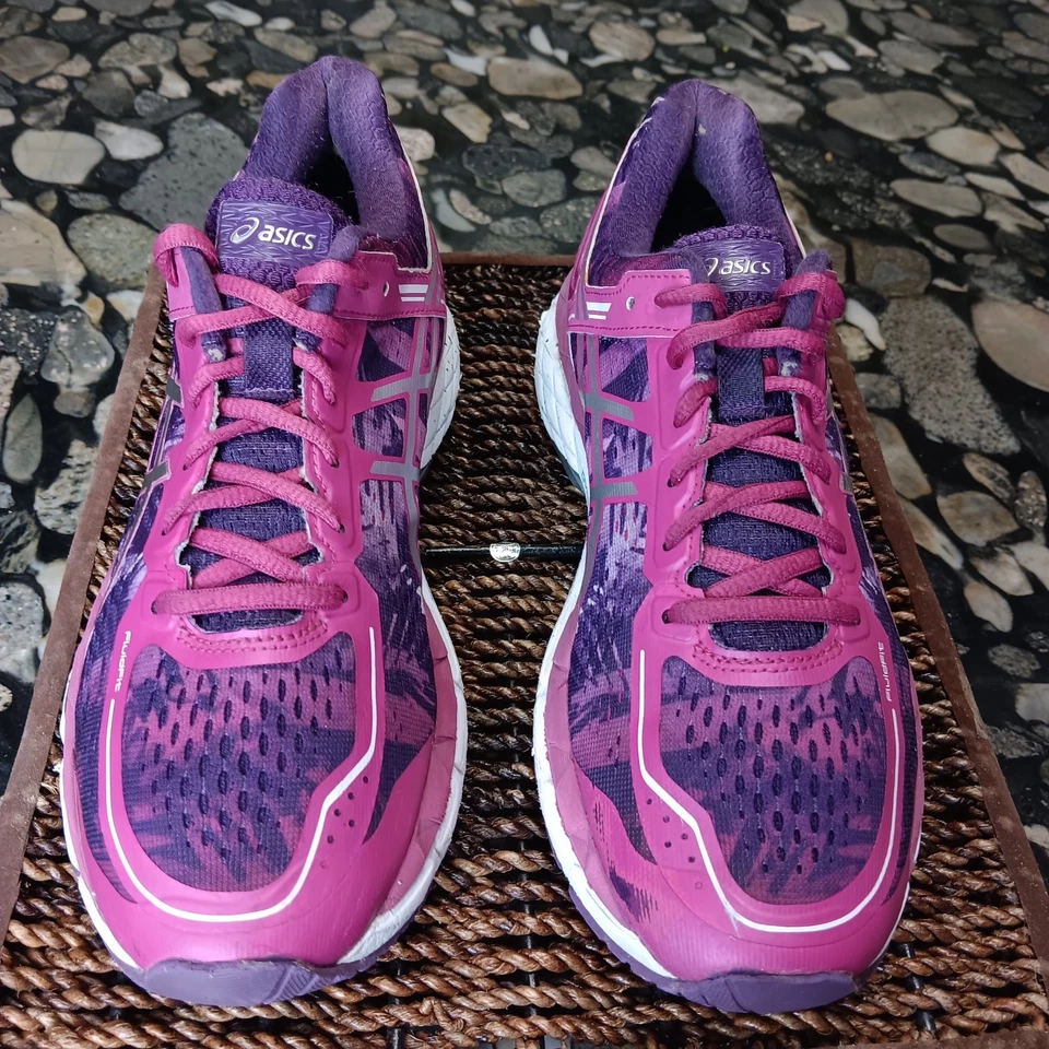 RARO ASICS Gel-Kayano 22 Púrpura Rosa Zapatos para Correr Tenis Mujeres EE. UU. 8 T597N D5 Foto 3 de 4