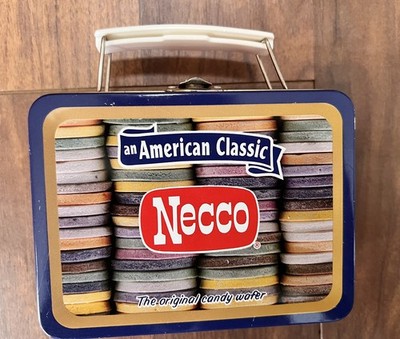 Necco Wafers Collectible Tin Box Lunchbox 