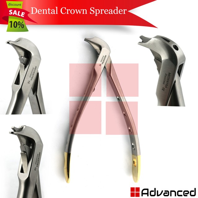 TC Dental Crown Spreader Splitter Forceps Teeth Permanent Crown Removal