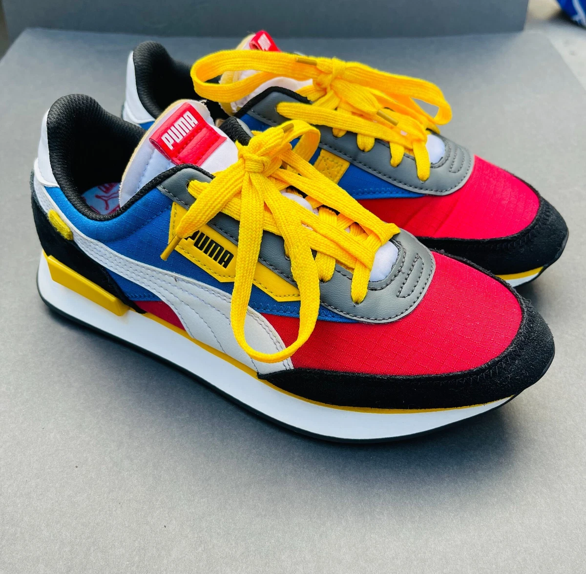 Puma Multicolor Running Shoes Sneakers Boys Future Rider Play On 372349 05 Sz 7C