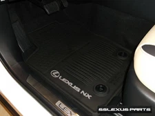 Lexus NX200T NX300 (2015-2019) OEM Genuine 4pc ALL WEATHER FLOOR MATS (Black)