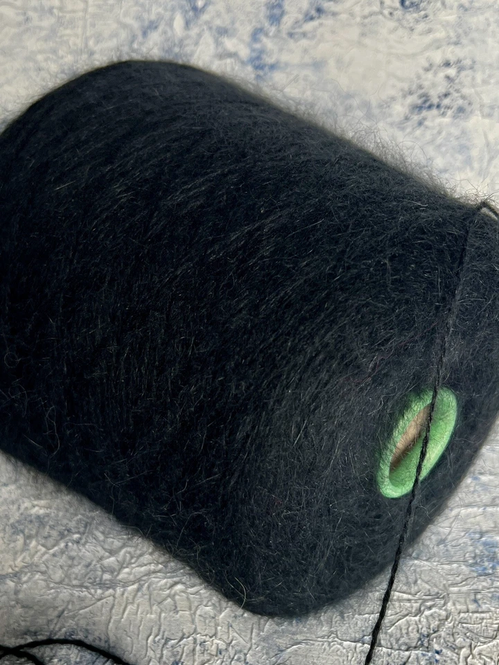 Angora Rabbit fluffy yarn on cone 80/20% angora/pa, per 100g - Image 2 of 4