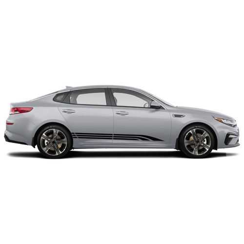 Lower triple stripes graphics stickers decal compatible with KIA Optima - Picture 3 of 14