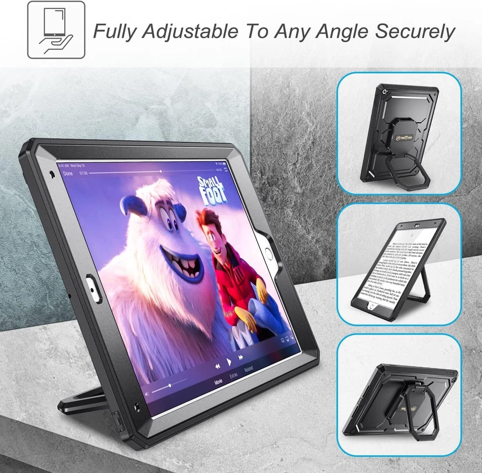 Case For iPad 9th Gen 2021 10.2'' /iPad 8th 7th 360 Degree Rotating Rugged Case - Image 4 of 4