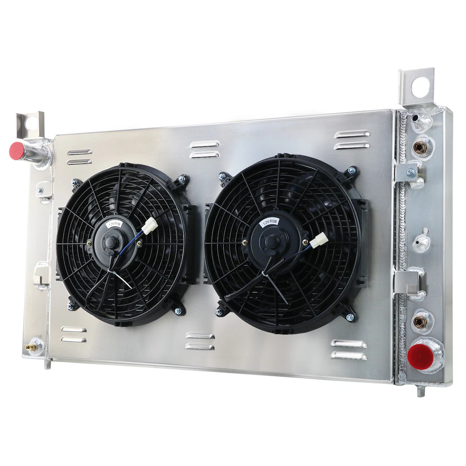 3 ROW Radiator+Shroud+Fan for 99-12,10 Chevy Silverado 1500 2500 Tahoe 4.8 /5.3L Foto 3 de 4