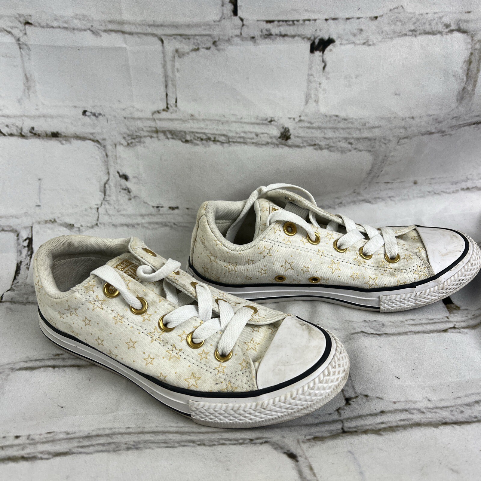 Converse All Stars Sneakers CT Street White Casual Shoes Size 2 thumbnail 5