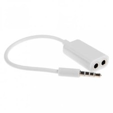 3.5MM HEADSET DUAL SPLITTER EARPHONE SPEAKER AUDIO ADAPTER For PHONES & TABLETS