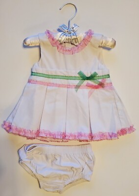 Dress Infant Baby Girl 0-3 Months With Bloomer First Impressions Spring Easter