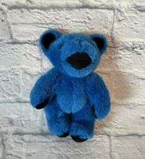 Grateful Dead Dancing Bear Plush Jointed Blue 9" Liquid Blue Steven Smith VTG