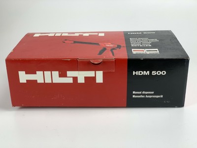 Hilti HDM 500 Manual Anchor Adhesive Dispenser W/HIT-CR 500 Cartridge