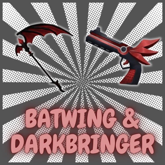 Batwing + Darkbringer Set MM2 - Murder Mystery 2 Bundle