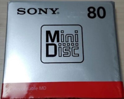 10 pieces / Sony MDW80T MD Minidisc 80 Minutes Recordable Blank