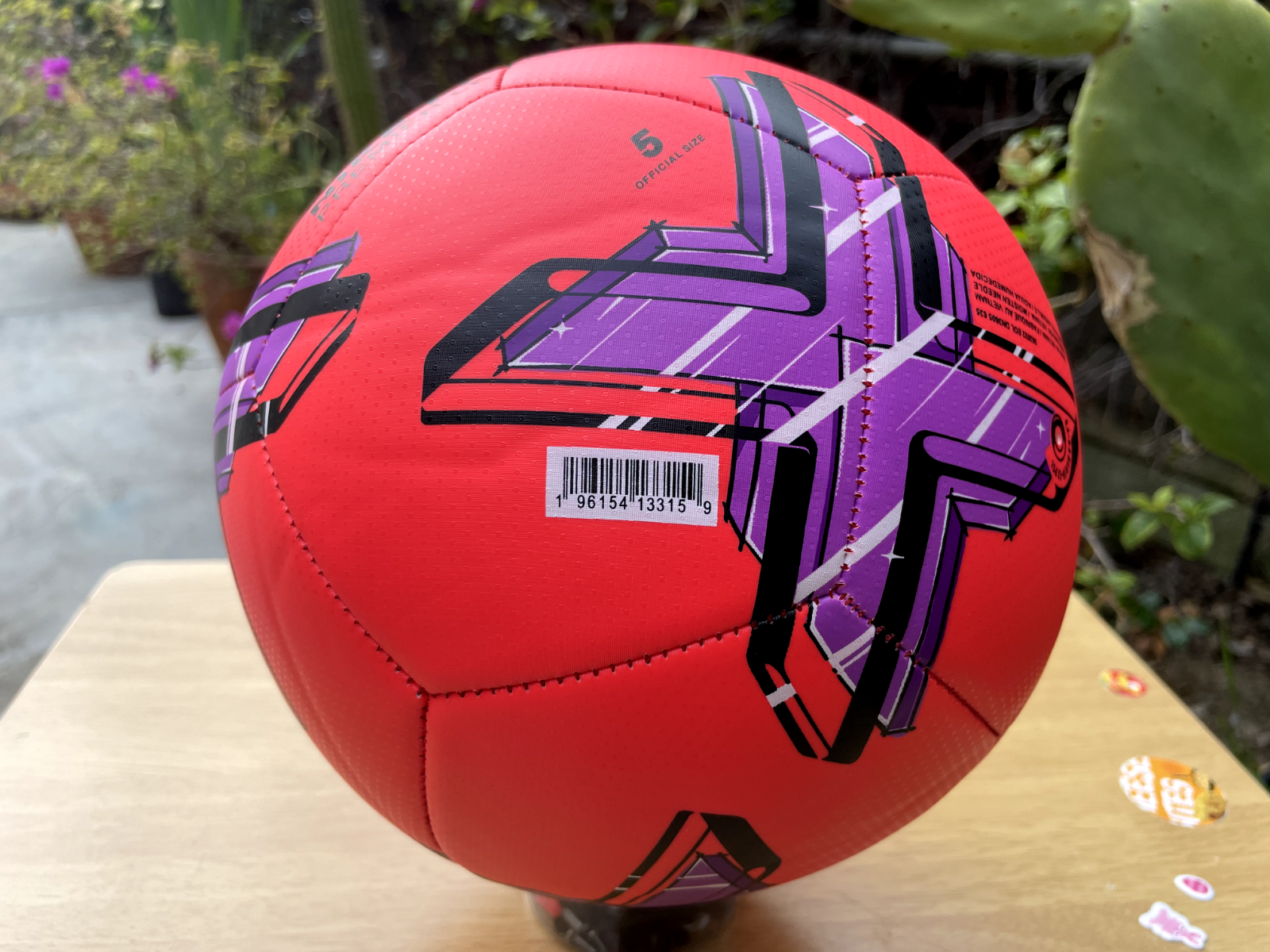 Nike DN3605-720 Premier League Pitch bola de futebol recreativa unissex  amarelo/roxo/vermelho 5