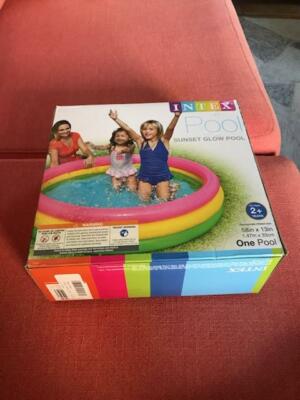Intex Kiddie Pool - Kid's Summer Sunset Glow Design