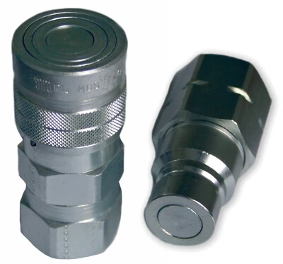 MANULI QUICK RELEASE FITTING BSP FLAT FACE HYDRAULIC CONNECTORS/COUPLINGS - 1/4" - 1"