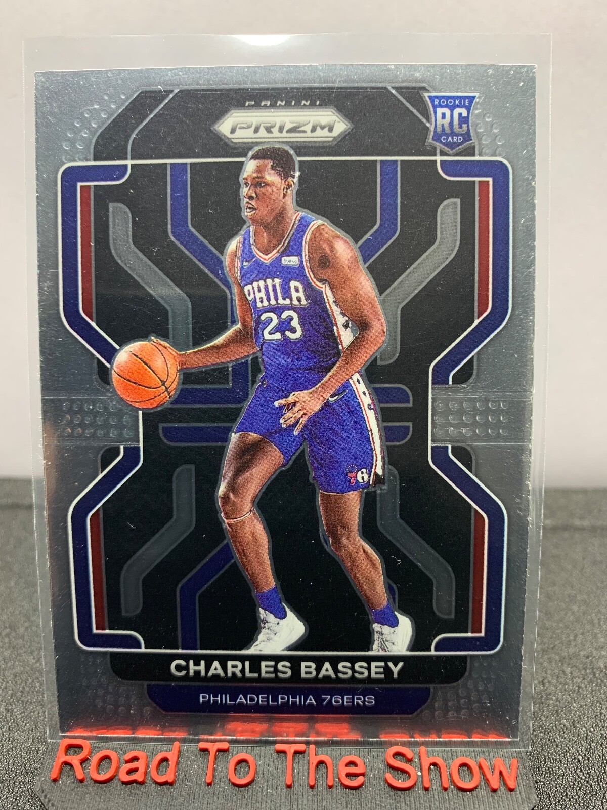 2021-22 Panini Prizm Rookie Charles Bassey #304 Philadelphia 76ers