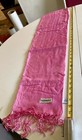 Pink 100% SILK PASHMINA SCARF 28x68” — photo 5